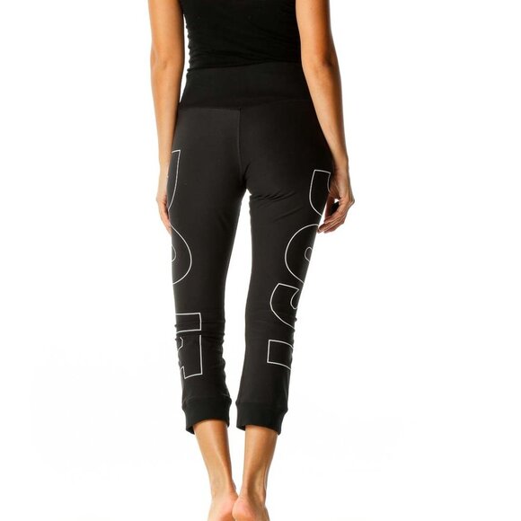 Nike Power Legend Just Do It Cropped Capri Leggings 852703-010 Black S top pants - Picture 4 of 5